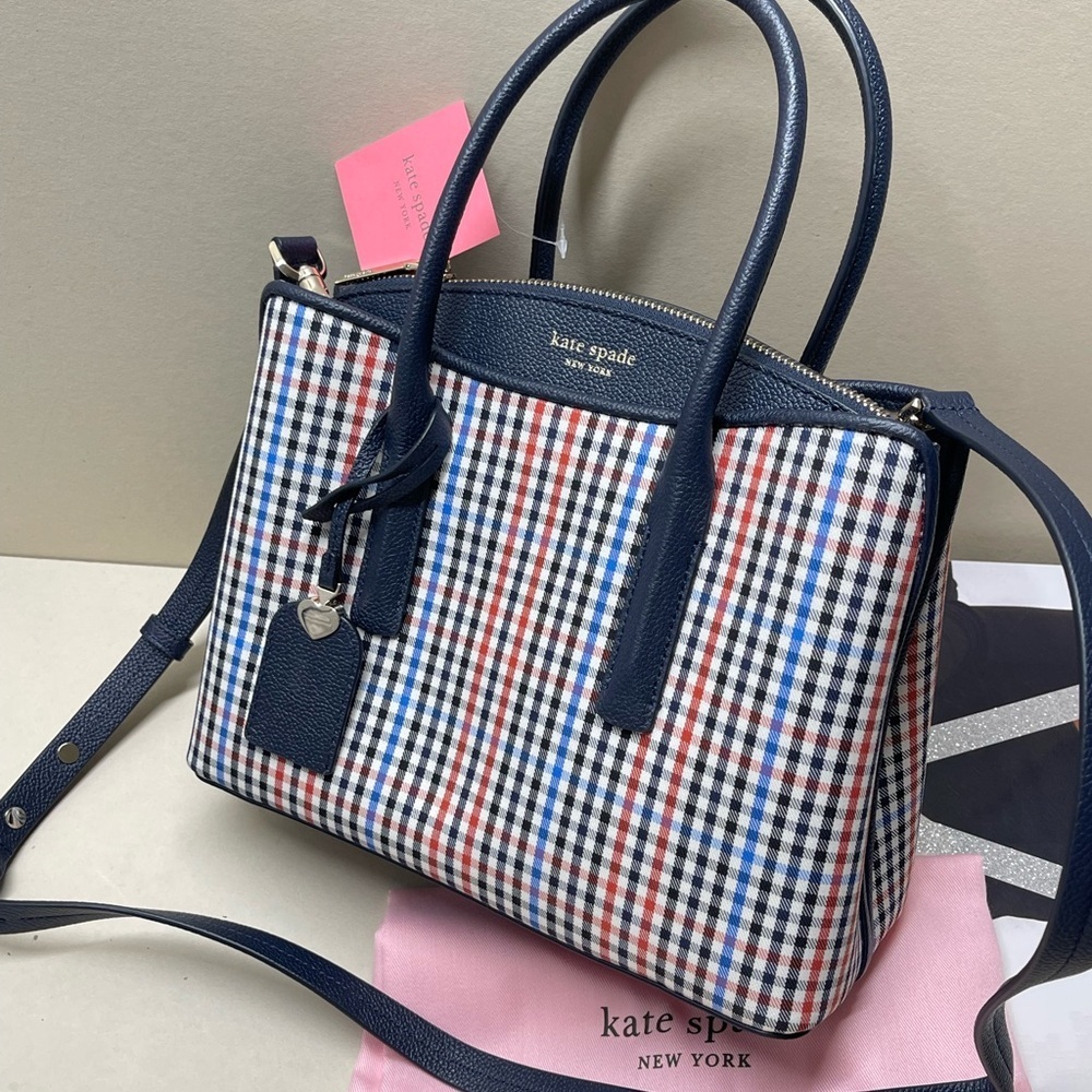 (new+tag) Kate Spade retail Margaux usa collection satchel, handles & longstrap
